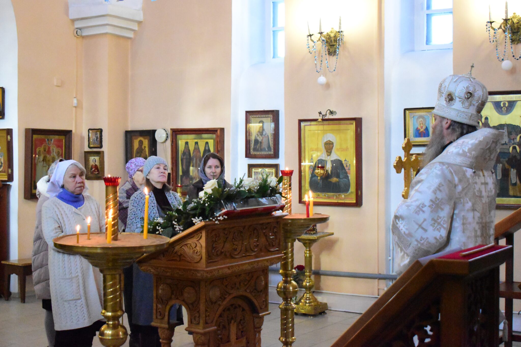 Архиерейское богослужение в навечерие Рождества Христова