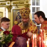 В праздник Светлого Христова Воскресения епископ Иннокентий совершил торжественное Пасхальное богослужение в Свято-Никольском храме