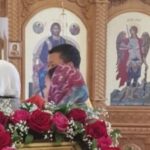 Богослужение в праздник Преображения в поселке Охотск