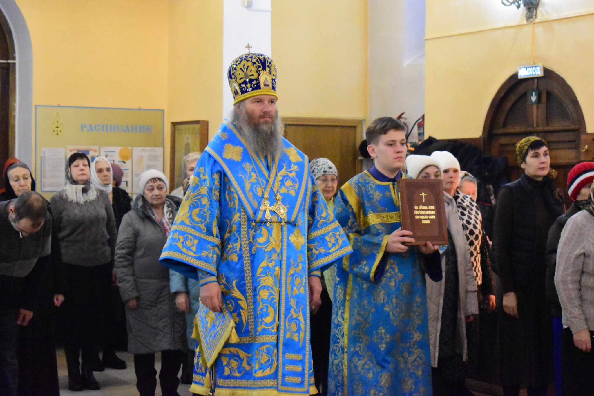 Архиерейское богослужение в Неделю 26-ю по Пятидесятнице в Свято-Никольском храме